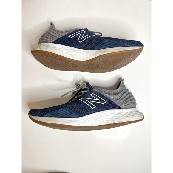New Balance Men's Fresh Foam Roav Blue Grey MROAVTK Training Running Sneakers - Picture 11 of 13